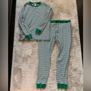 Victoria’s Secret striped thermal pajama set